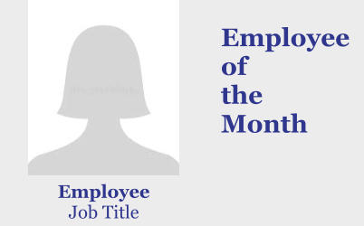 Employee of  the  Month Employee Job Title