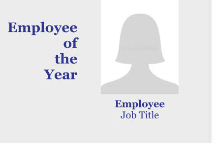 Employee of the Year Employee Job Title